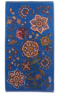 Pip Studio bavlněná froté plážová osuška Viva la Vida modrá 100x180 cm